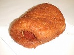 Fried Frankfurt Bun